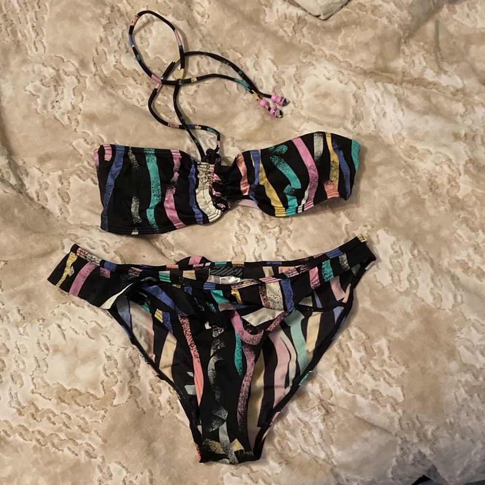 SWIM SET Insight Multicolor Striped Bikini